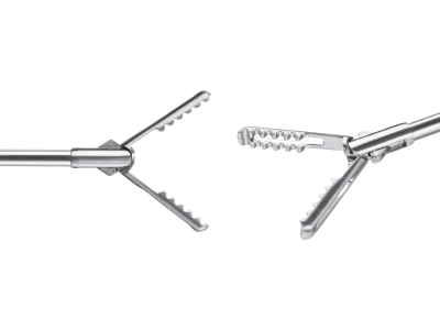 Retraction forceps, atraumatic inner teeth Head Ø 5 mm Retraction forceps, atraumatic inner teeth Head Ø 5 mm