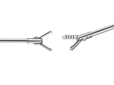 Grasping forceps, strong teeth Head Ø 5 mm Grasping forceps, strong teeth Head Ø 5 mm